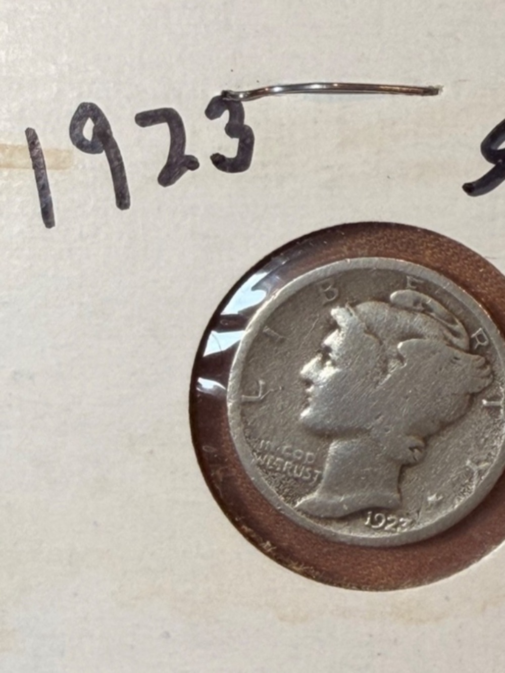 1923-P 10C Mercury Dime #206509289579 - Picture 4 of 6